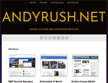 Tablet Screenshot of andyrush.net